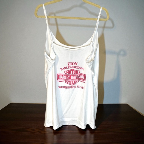 Harley Davidson Motorcycles white tank top - Picture 4 of 6